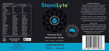 StamiLyte 500ml Concentrate Bottle